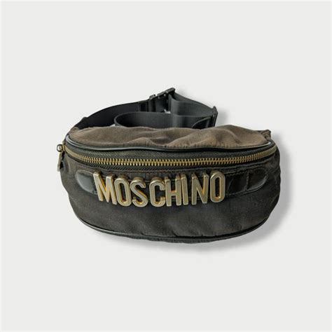 moschino medium fabric bag|moschino waist bag.